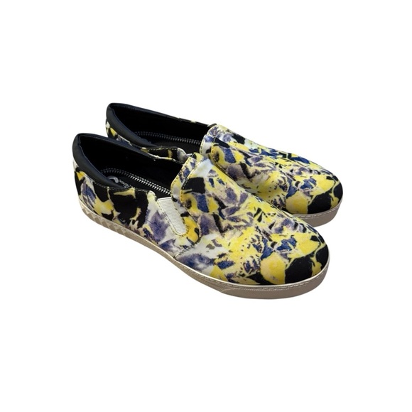 Circus by Sam Edelman Floral Yellow and Blue Sneakers size 9 - Picture 3 of 8